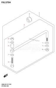 DF50A From 05003F-710001 (E01)  2017 drawing OPT:DRAG LINK (DF50AVTH:E01)