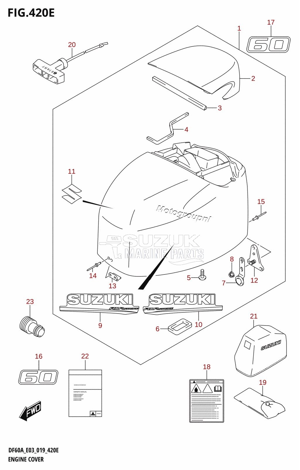 ENGINE COVER (DF60AVT)