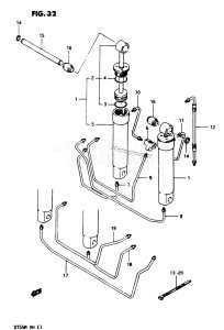 DT55 From 05502-601167-602146 ()  1986 drawing OPT : TRIM CYLINDER