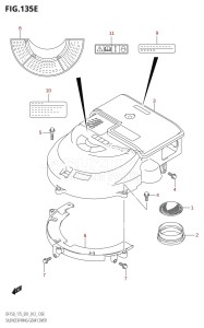 DF175T From 17502F-210001 (E01 E40)  2012 drawing SILENCER /​ RING GEAR COVER (DF175T:E01)