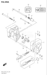 00994F-510001 (2005) 9.9hp P01-Gen. Export 1 (DF9.9A  DF9.9AR) DF9.9A drawing CLAMP BRACKET (DF8A:P01)