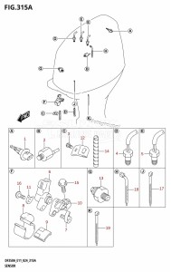 DF350A From 35001F-440001 (E11)  2024 drawing SENSOR (DF350AMD,DF300BMD)