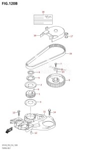 DF8A From 00801F-610001 (P03)  2016 drawing TIMING BELT (DF8AR:P03)