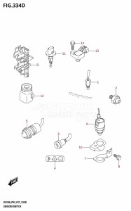 DF9.9B From 00995F-710001 (P03)  2017 drawing SENSOR /​ SWITCH (DF9.9BTH:P03)