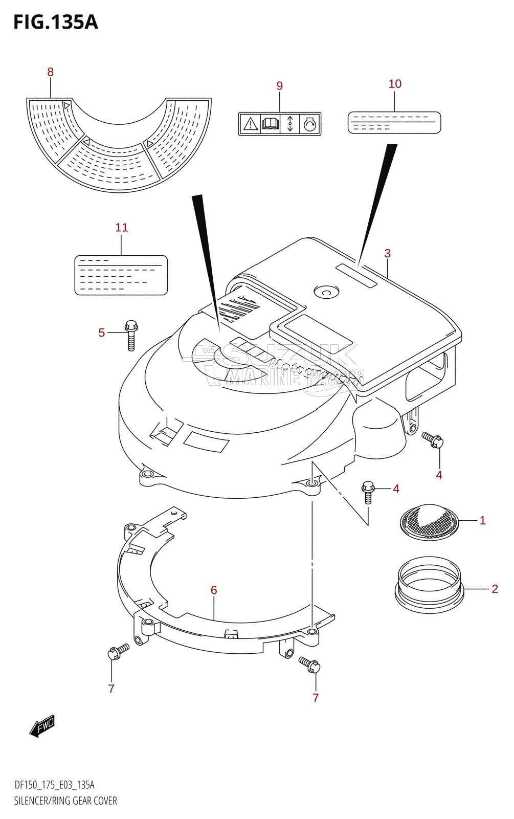 SILENCER /​ RING GEAR COVER