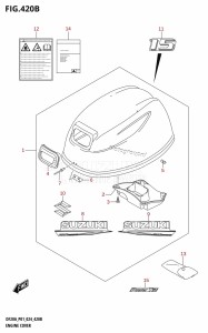 DF20A From 02002F-440001 (P01 - P40)  2024 drawing ENGINE COVER (DF15A,DF15AR,DF15AT)