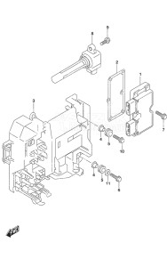 Outboard DF 200A drawing Rectifier/Ignition Coil