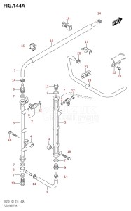 DF250 From 25003F-610001 (E01 E40)  2016 drawing FUEL INJECTOR (DF200T:E01)