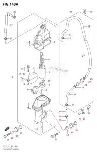 DF150 From 15001F-680001 (E01)  2006 drawing FUEL VAPOR SEPARATOR