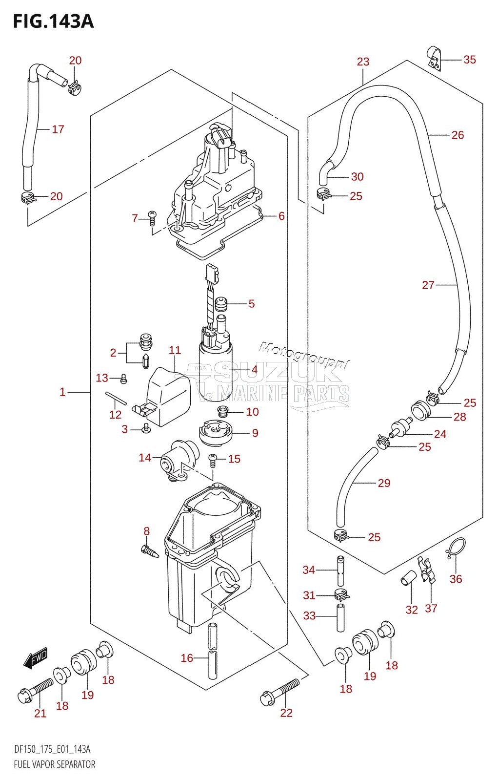 FUEL VAPOR SEPARATOR