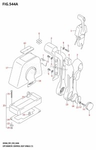 DF9.9B From 00995F-810001 (P01)  2018 drawing OPT:REMOTE CONTROL ASSY SINGLE (1) (DF9.9B,DF9.9BR,DF9.9BT,DF15A)