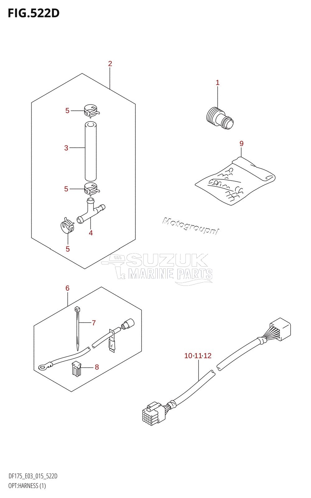 OPT:HARNESS (1) (DF150ZG:E03)