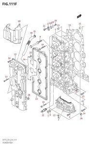 DF150ZG From 15002Z-410001 (E40)  2014 drawing CYLINDER HEAD (DF150Z:E40)