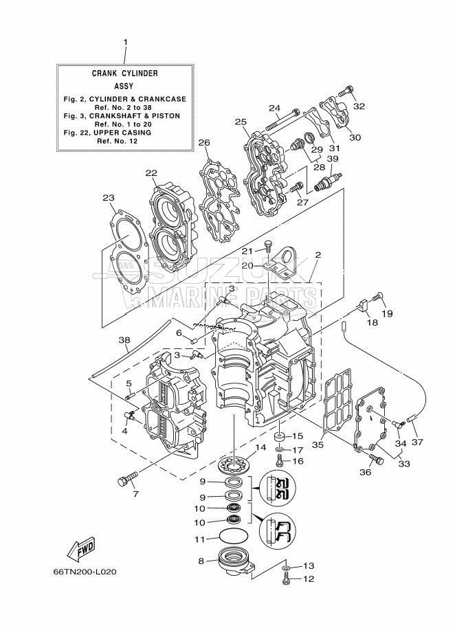 CYLINDER--CRANKCASE