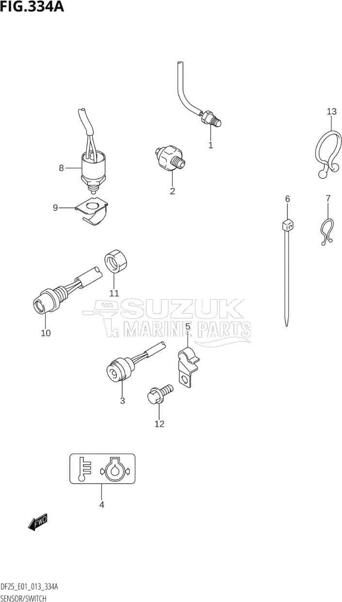 SENSOR / SWITCH (DF25:E01)