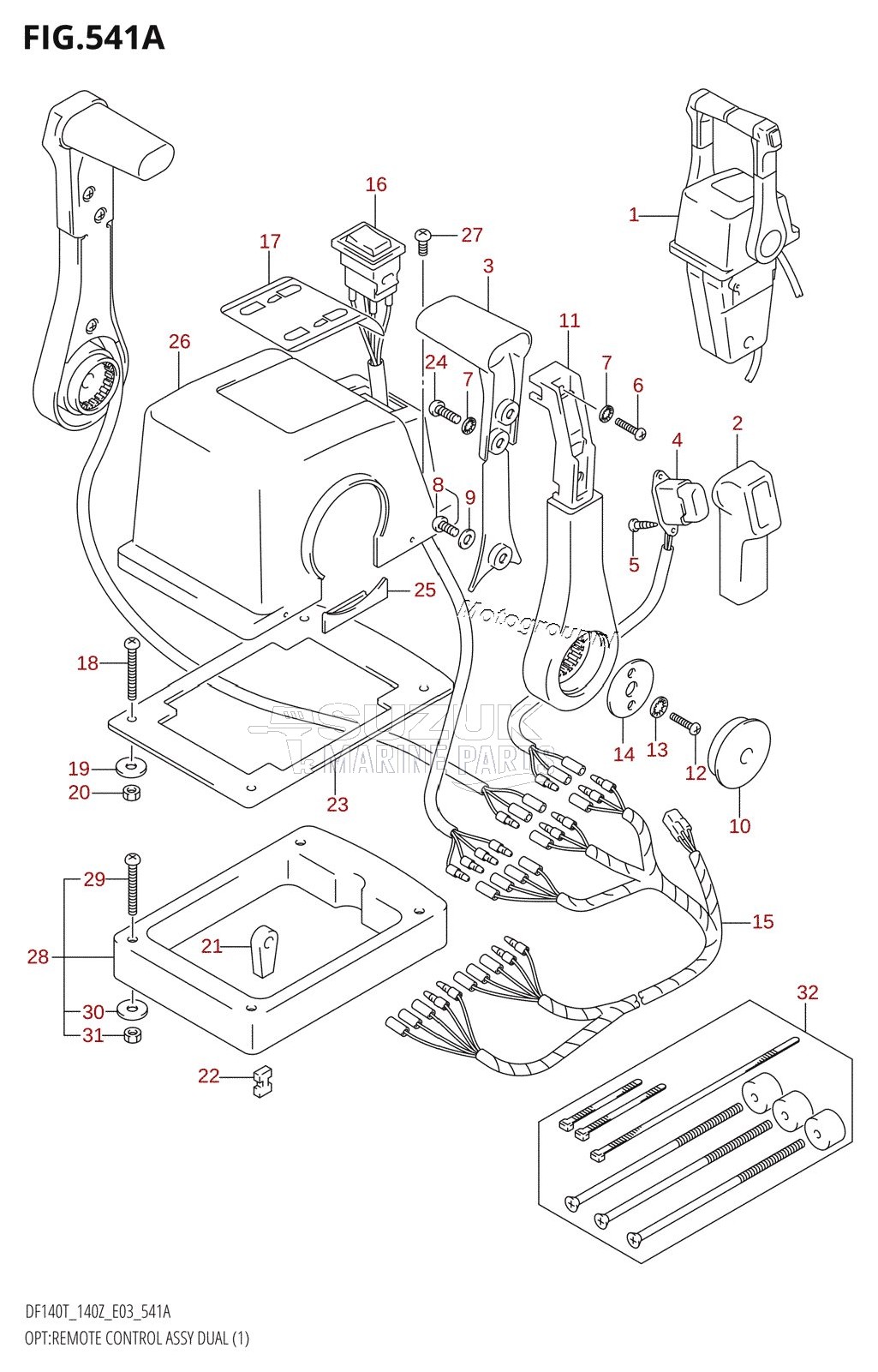 OPT:REMOTE CONTROL ASSY DUAL (1)