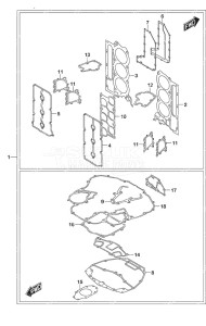 DF 300B drawing Gasket Set