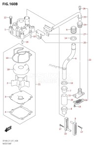 DF115AZ From 11503Z-710001 (E11 E40)  2017 drawing WATER PUMP (DF115AT:E11)