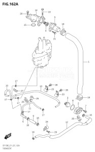 14004F-140001 (2021) 140hp E11 E40-Gen. Export 1-and 2 (DF140BG) DF140BG drawing THERMOSTAT