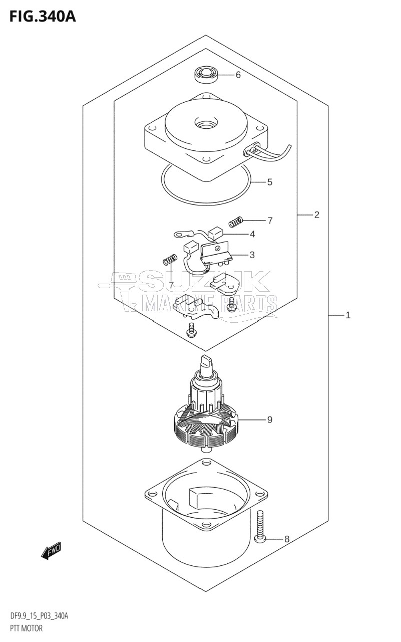 PTT MOTOR (DF9.9T,DF9.9TH)