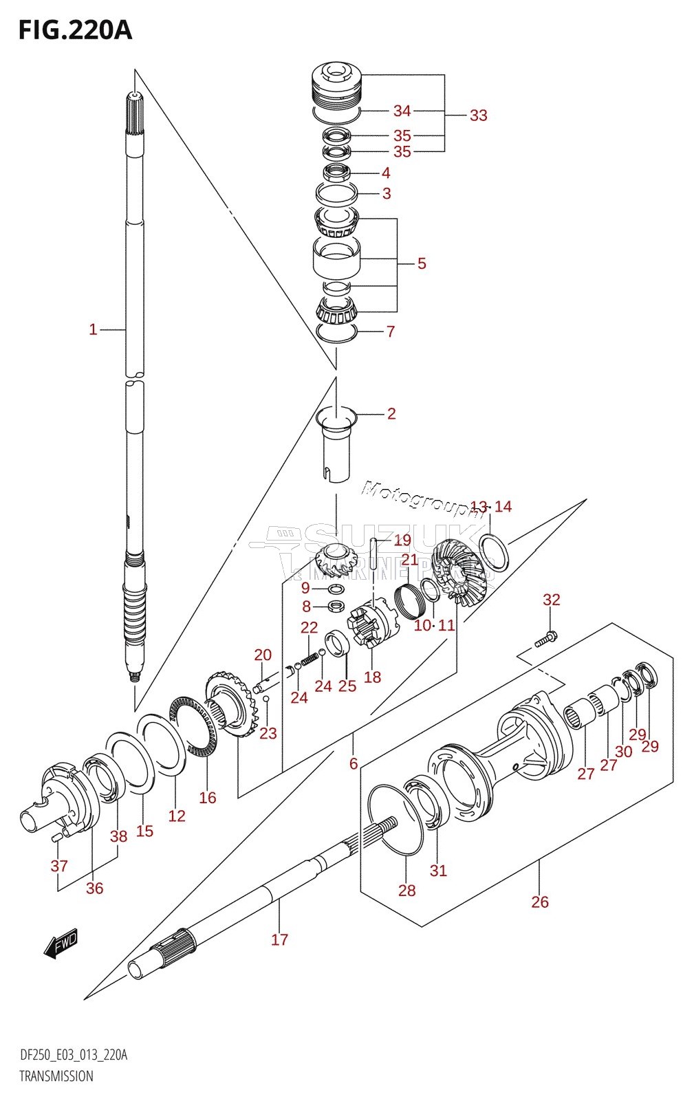 TRANSMISSION (DF200T:E03)