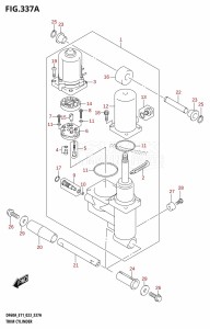 DF60A From 06003F-340001 (E11 E40)  2023 drawing TRIM CYLINDER ((DF40A,DF40ATH,DF50A,DF50ATH):(020,021))