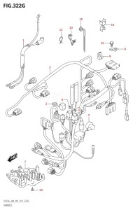 03003F-710001 (2017) 30hp P01 P40-Gen. Export 1 (DF30A  DF30AQ  DF30AR  DF30AT  DF30ATH  DT30  DT30R) DF30A drawing HARNESS (DF30AT:P01)