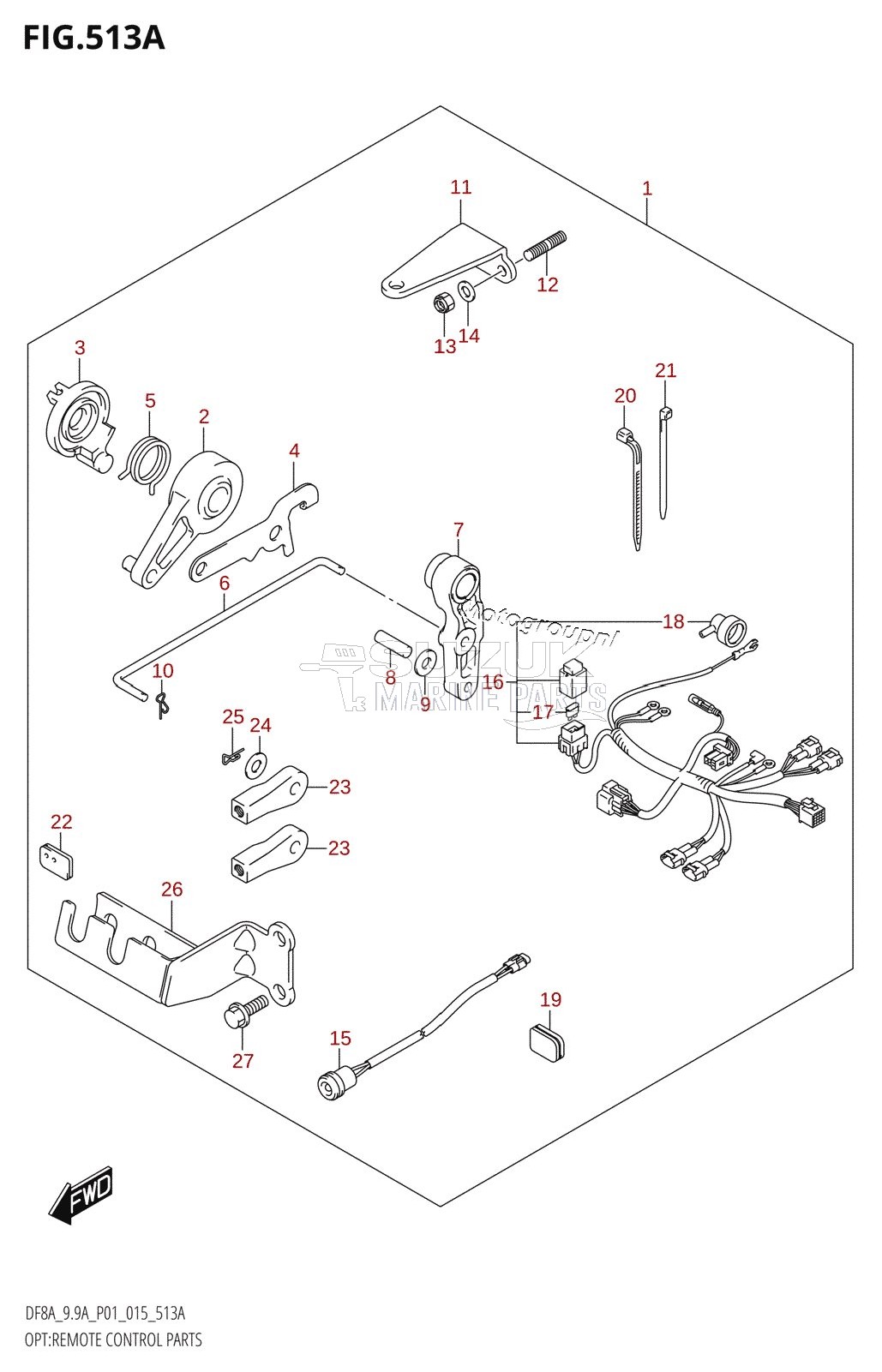 OPT:REMOTE CONTROL PARTS (DF8A:P01)