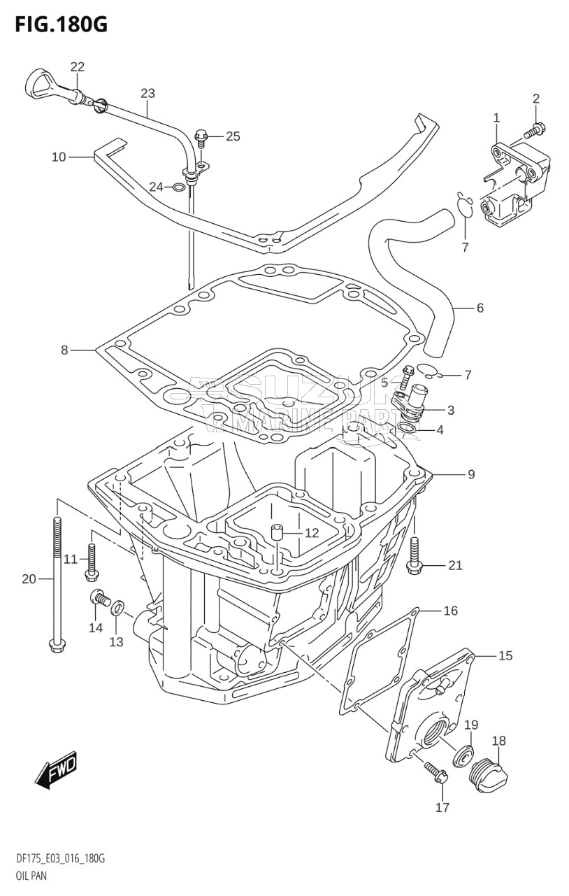 OIL PAN (DF175Z:E03)