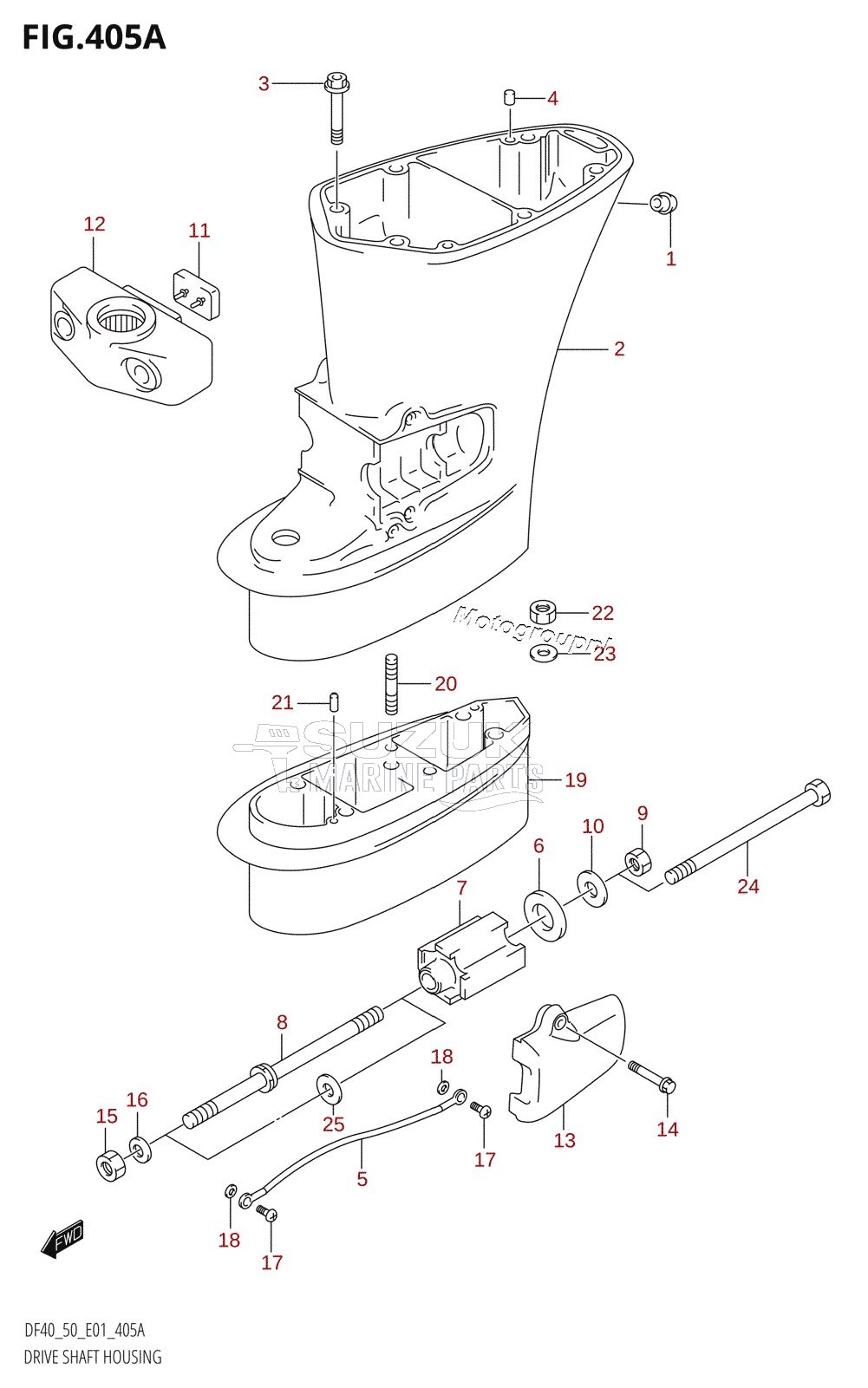 DRIVE SHAFT HOUSING