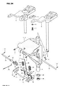 DT50 From 5001-300001 ()  1978 drawing SWIVEL BRACKET