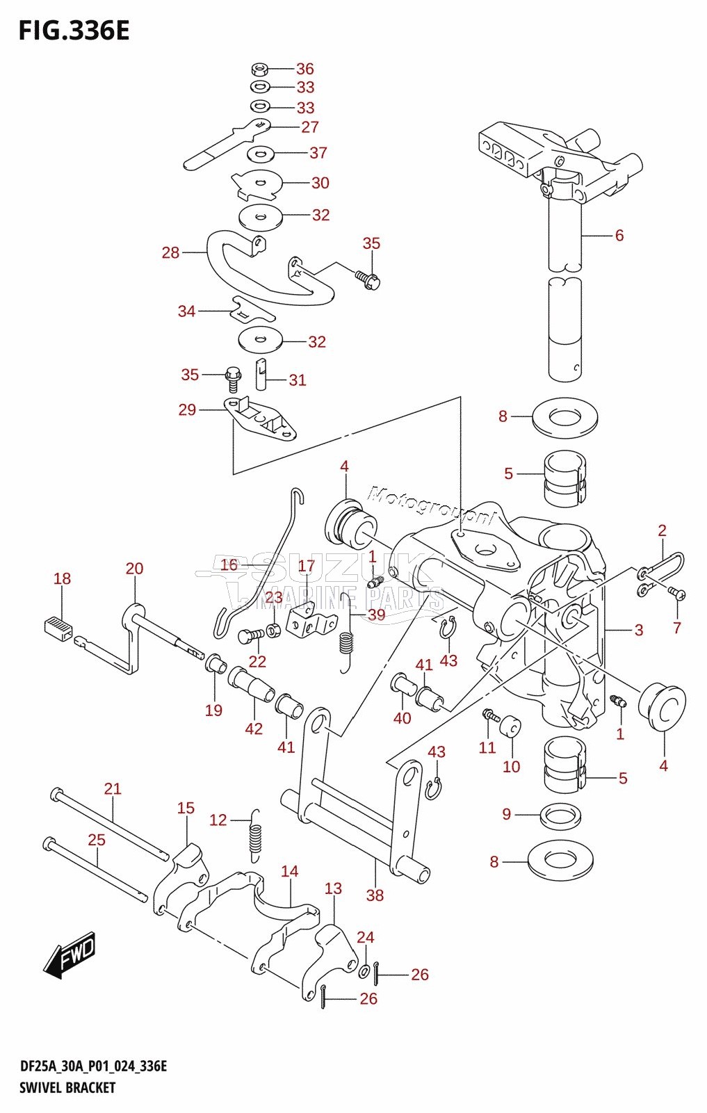 SWIVEL BRACKET (DF30A)