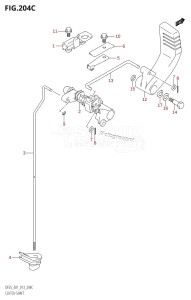 DF25 From 02503F-310001 (E01)  2013 drawing CLUTCH SHAFT (DF25Q:E01)