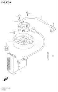 00252F-910001 (2019) 2.5hp P01-Gen. Export 1 (DF2.5) DF2.5 drawing MAGNETO