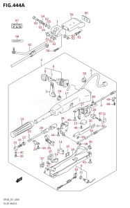 04004F-110001 (2011) 40hp E34-Italy (DF40AST) DF40A drawing TILLER HANDLE (DF40AQH,DF50ATH,DF60ATH,DF60AWTH,DF60AQH,DF60AWQH)