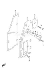 Outboard DF 150AP drawing Exhaust Cover