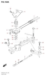 DF200AZ From 20003Z-910001 (E03)  2019 drawing THROTTLE ROD