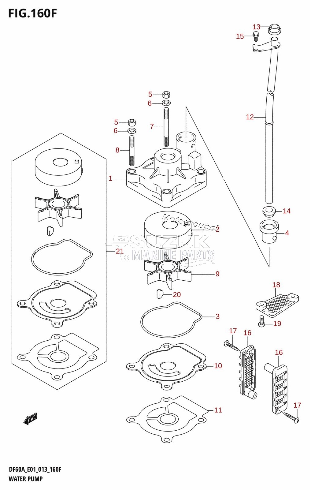 WATER PUMP (DF50ATH:E01)