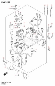 DF50A From 05003F-210001 (E01)  2012 drawing HARNESS (DF50ATH:E01)