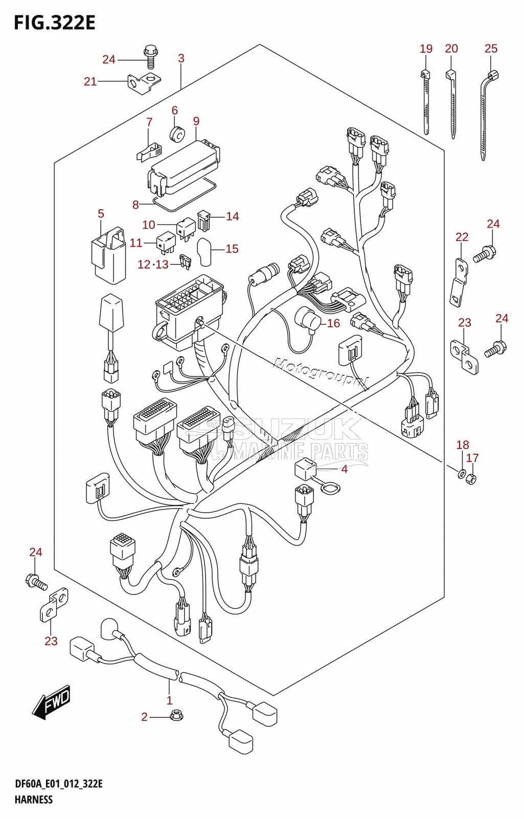 HARNESS (DF50ATH:E01)