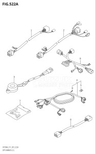 15003Z-140001 (2021) 150hp E11 E40-Gen. Export 1-and 2 (DF150AZ   DF150AZ) DF150AZ drawing OPT:HARNESS (1) (023)