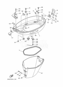 F50DETL drawing BOTTOM-COWLING