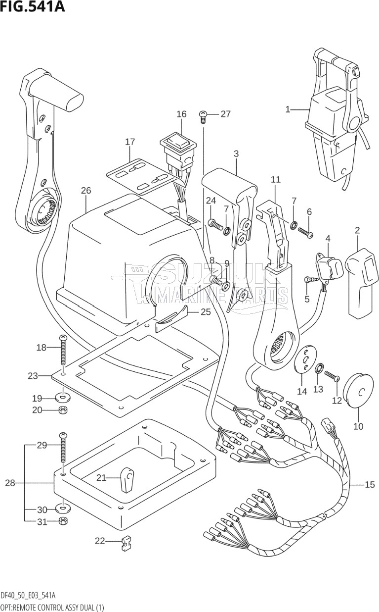 OPT:REMOTE CONTROL ASSY DUAL (1) (K5,K6,K7,K8,K9,K10)