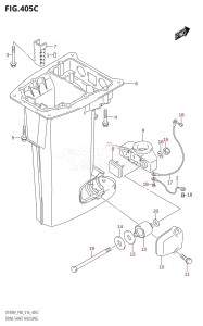 DT40 From 04005-610001 ()  2016 drawing DRIVE SHAFT HOUSING (DT40WR:P40)