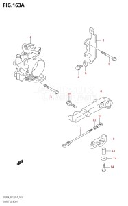 08002F-410001 (2014) 80hp E01 E40-Gen. Export 1 - Costa Rica (DF80A) DF80A drawing THROTTLE BODY (DF70A:E01)