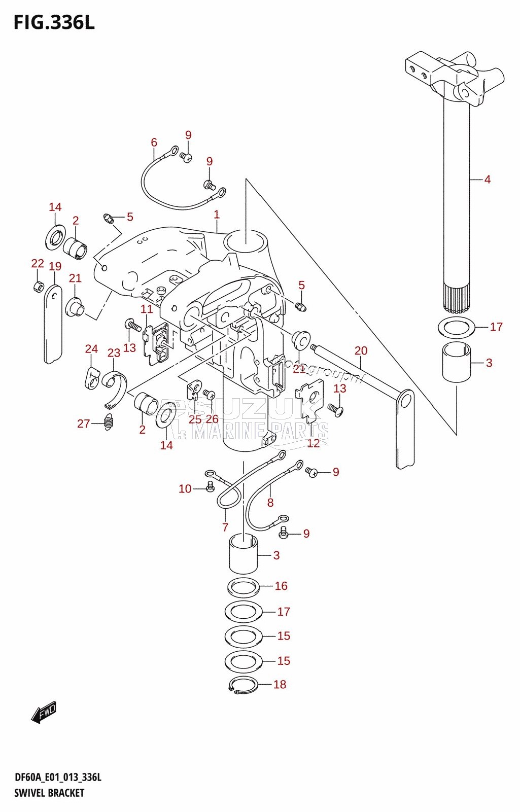 SWIVEL BRACKET (DF60ATH:E01)