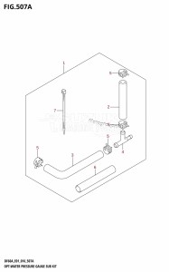 DF60A From 06003F-610001 (E01 E40)  2016 drawing OPT:WATER PRESSURE GAUGE SUB KIT