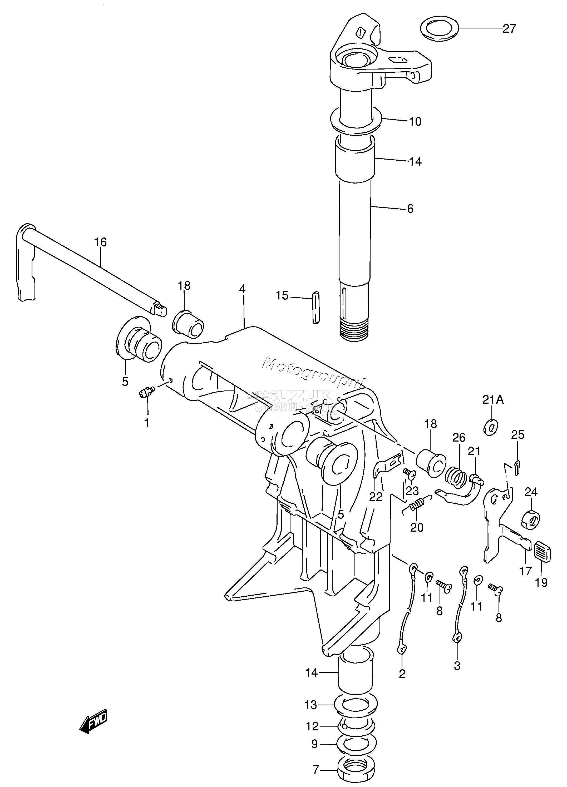 SWIVEL BRACKET (MODEL:96~00)