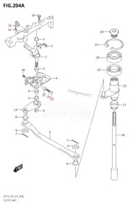 DF175ZG From 17502Z-410001 (E01 E40)  2014 drawing CLUTCH SHAFT (DF150T:E01)