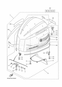 LF250CA drawing FAIRING-UPPER